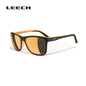 LEECH Performance Sonnenbrille X STREET PC-SL-BLACK in Schwarz und Orange
