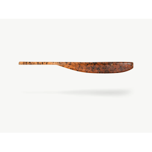 SAMBA PADDLE Köder in Kafi-Farbe, 7cm lang, mit Paddelschwanz für Raubfische.