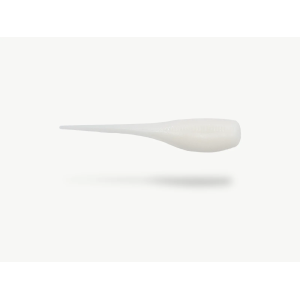 Weißer TANGO PIN Gummifisch, 5 cm, 15 Stück, für das Angeln