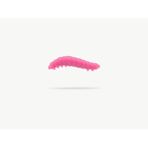 Pink TANGO PIN 5 cm, 15 Stück, Wurm-Imitat
