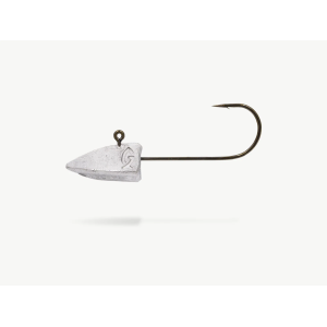 Bleifreier Rundkopf-Jig, 2/0, 12g, mit Haken und Öse, 5 Stück.