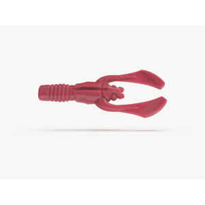 BOOGIE WORM Köder in Pink, 3cm, 15 Stück, Gummiköder für Angler.