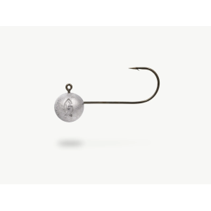 Bleifreier Rundkopf-Jig mit 1/0 Haken, 9g, im 5er-Pack.