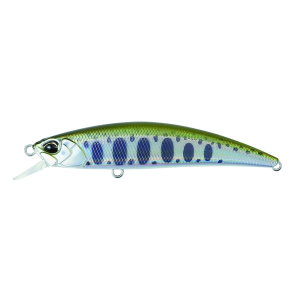 Spearhead Ryuki Köder: schwimmend, 6,0 cm, grün-silber mit blauen Flecken