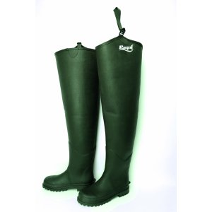NEOPRENE-LINED RUBBER HIP WADERS 41