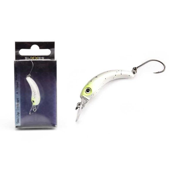 Ultra Light hard Lure weiss-Glitter1,2gr