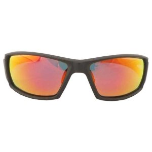 Polarisationsbrille schwarz-rot mit orangen Gläser