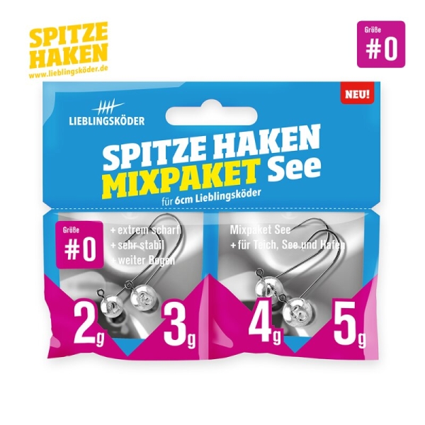 Spitze Haken #1 Mixpaket See